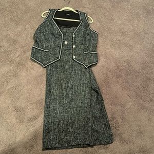 Cider sparkly wide leg pant & vest XL